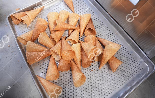 Ice Cream Cone Production Process